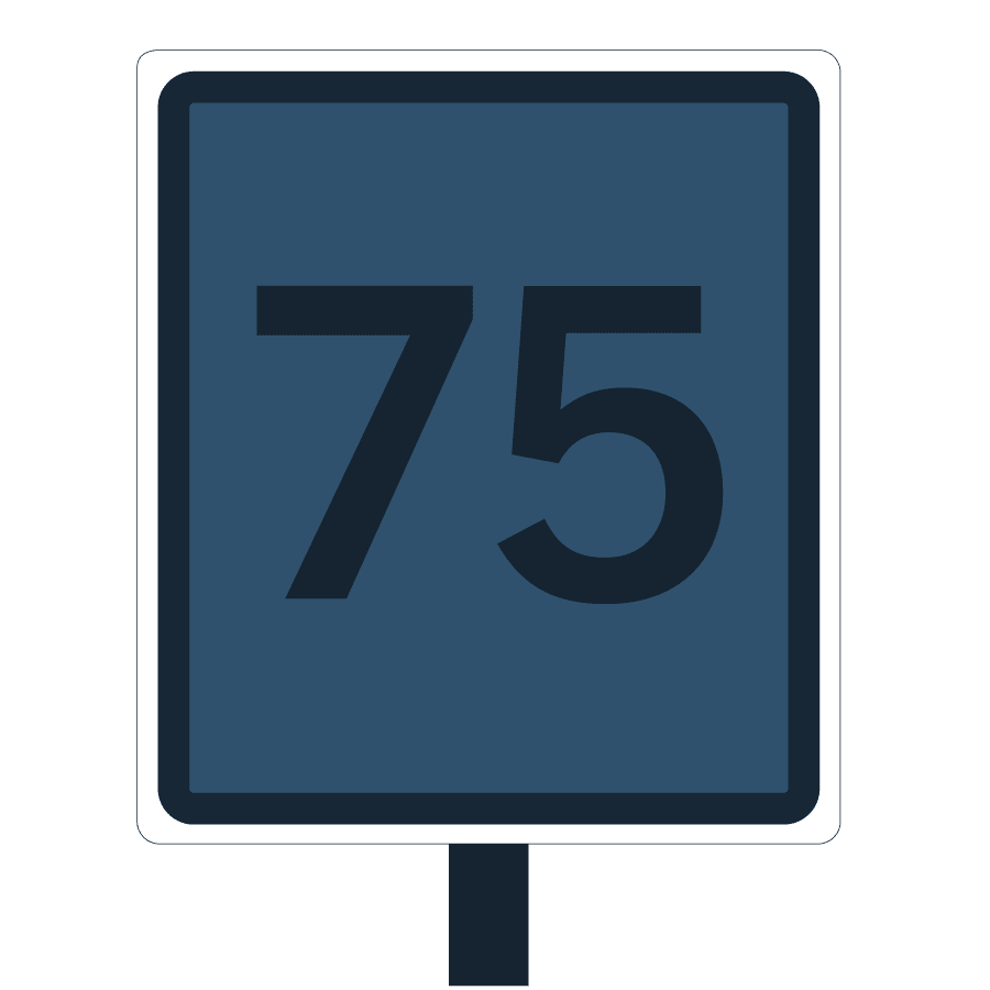 75 MPH is the speed limit for truck drivers in Nebraska