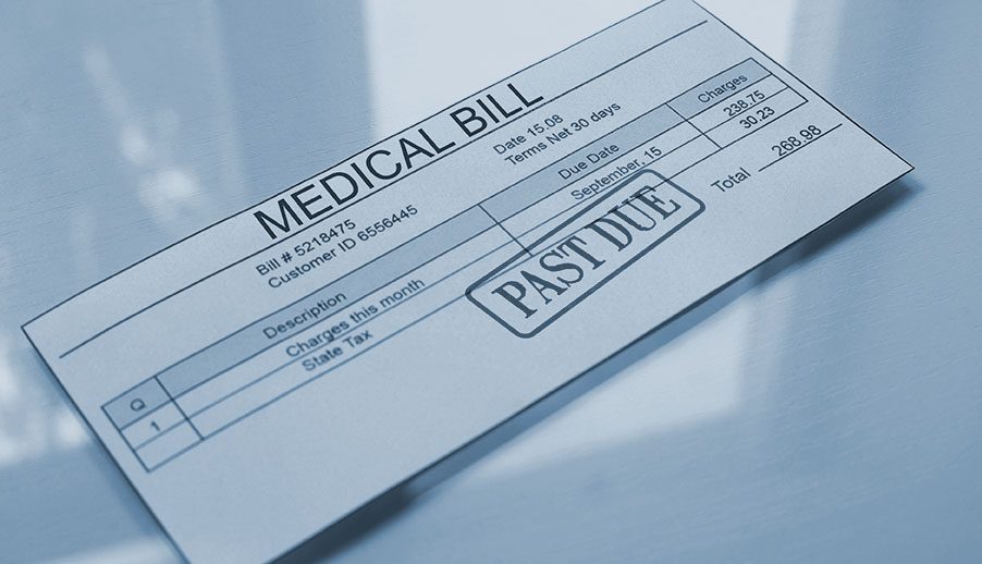 past due medical bill