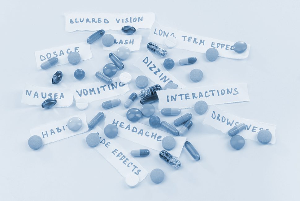 Assortment of prescription pills
