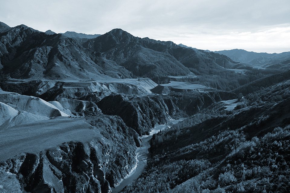 Beautiful canyon in a mountainous region