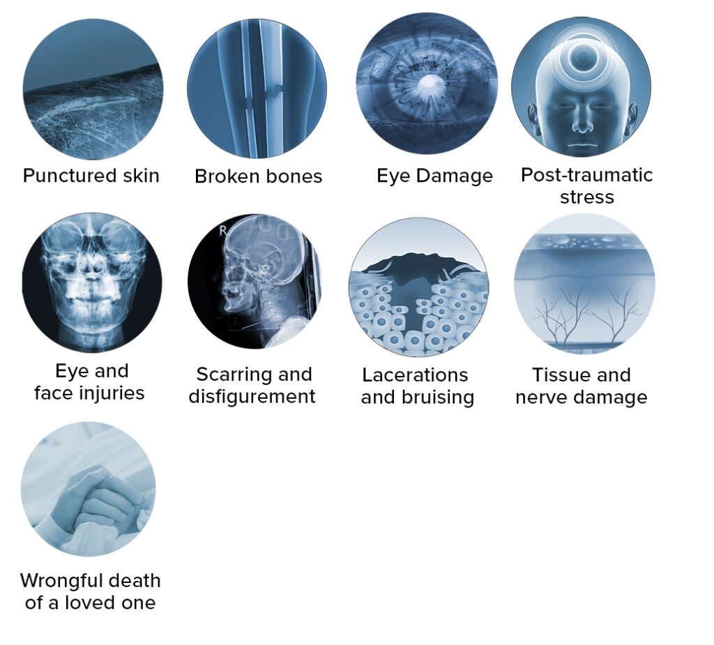 common injuries caused by dog bites