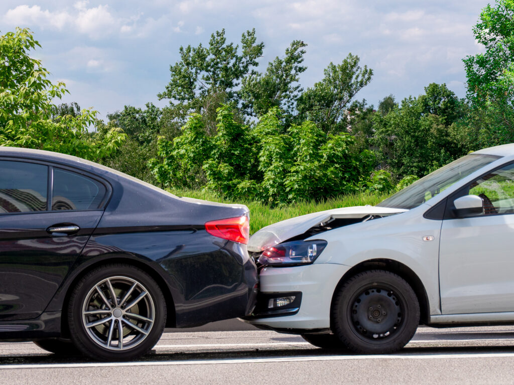 Rear-end collision
